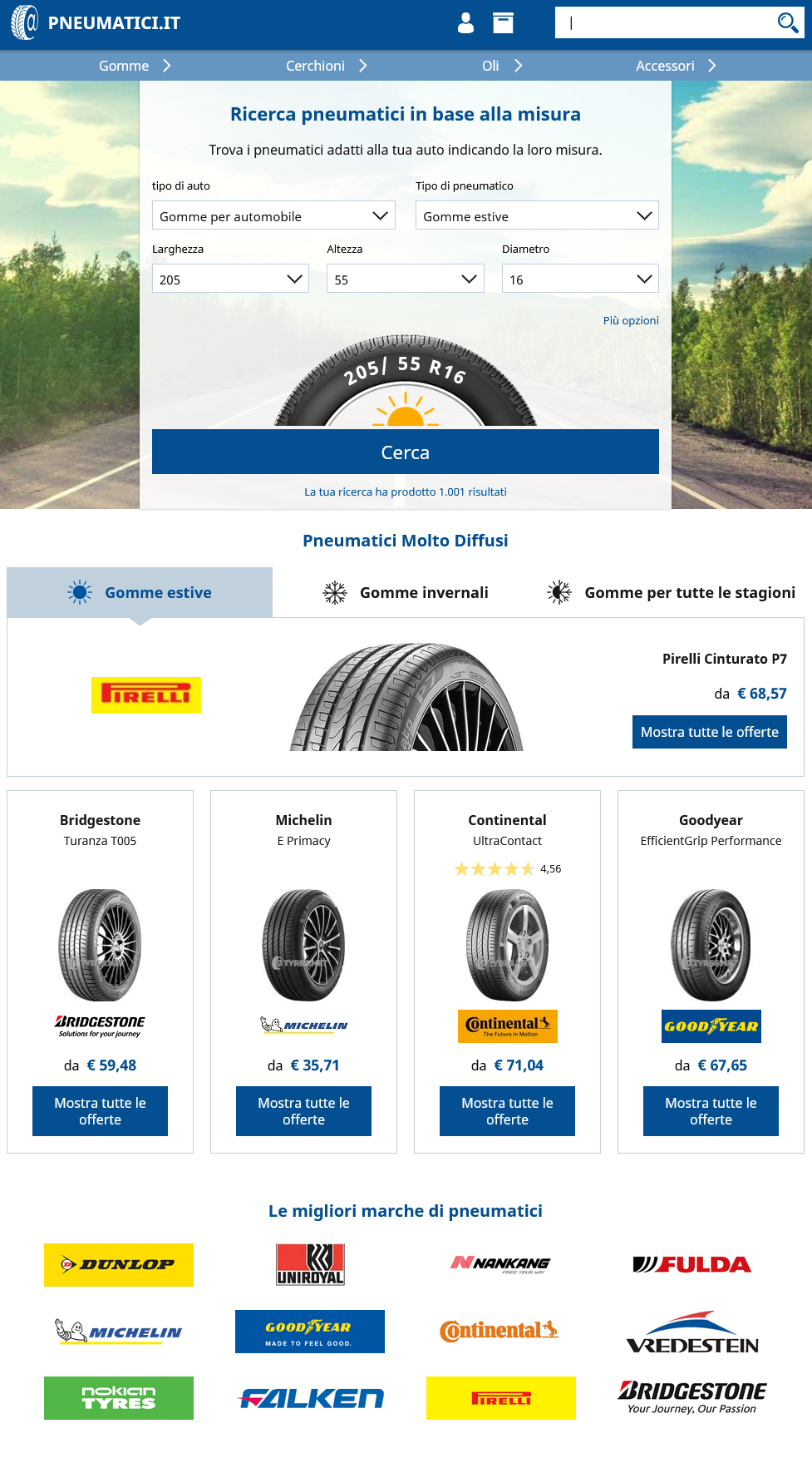Pneumatici.it di TyresNET